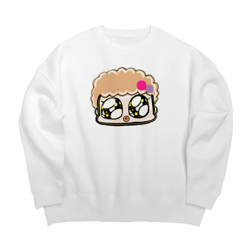 かわいいばあば Big Crew Neck Sweatshirt