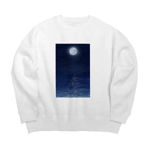 月に願う Big Crew Neck Sweatshirt