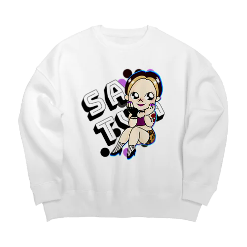 セクシーさてゃ！ Big Crew Neck Sweatshirt