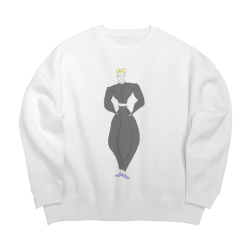 しゃれおつツッパリベイビー Big Crew Neck Sweatshirt