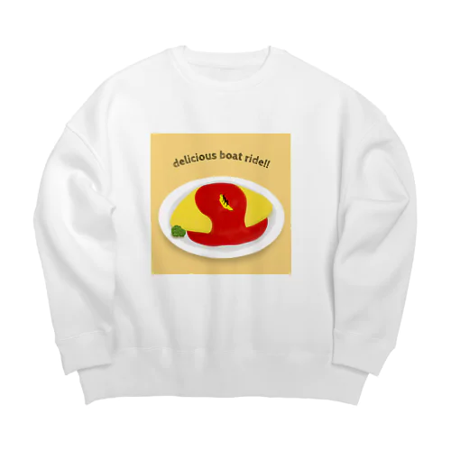 おいしい川下り Big Crew Neck Sweatshirt