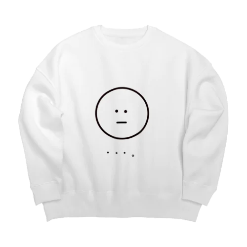 かお Big Crew Neck Sweatshirt