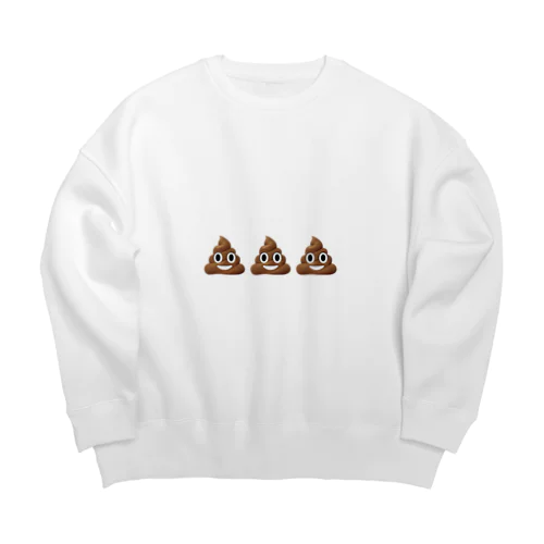 うんこくん Big Crew Neck Sweatshirt