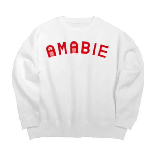 AMABIE Big Crew Neck Sweatshirt