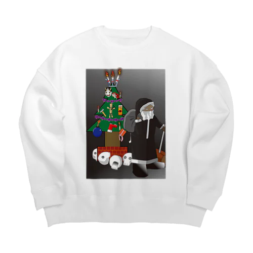  クリスマス中止のお知らせ Big Crew Neck Sweatshirt