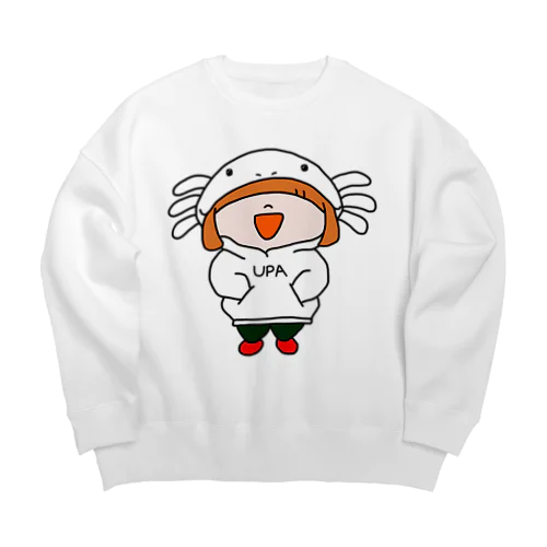 ウパべにちゃん  Big Crew Neck Sweatshirt