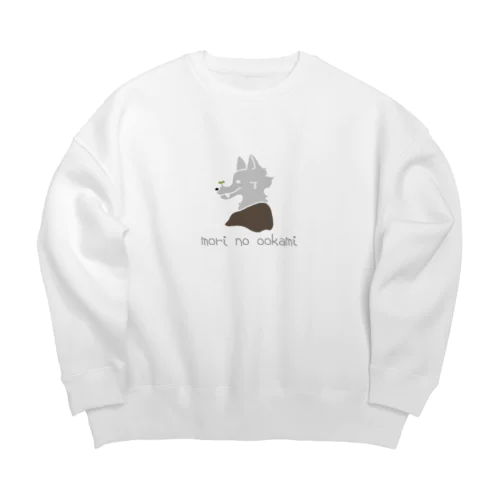 もりのおおかみグッズ Big Crew Neck Sweatshirt