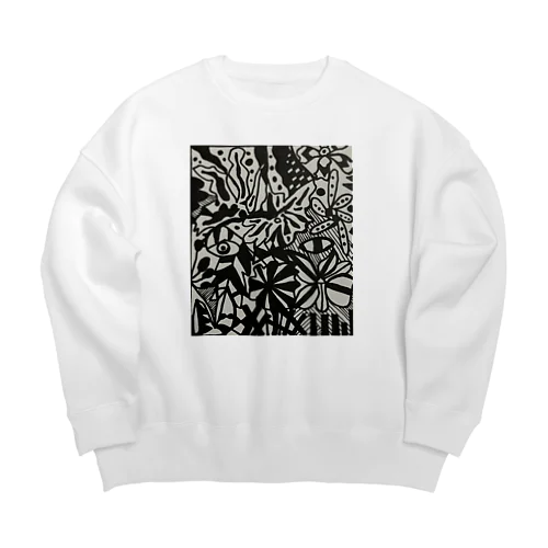 SiNブランド Big Crew Neck Sweatshirt