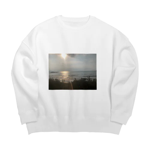 海、 Big Crew Neck Sweatshirt