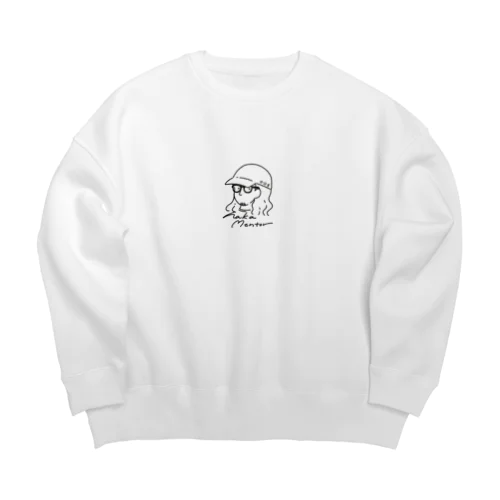 なかめんたー Big Crew Neck Sweatshirt