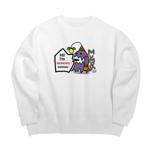 オバケのムモロ君 Big Crew Neck Sweatshirt