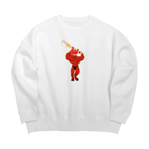 赤べこミノタウロス Big Crew Neck Sweatshirt