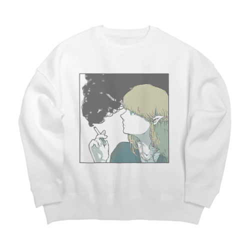 smoke Big Crew Neck Sweatshirt