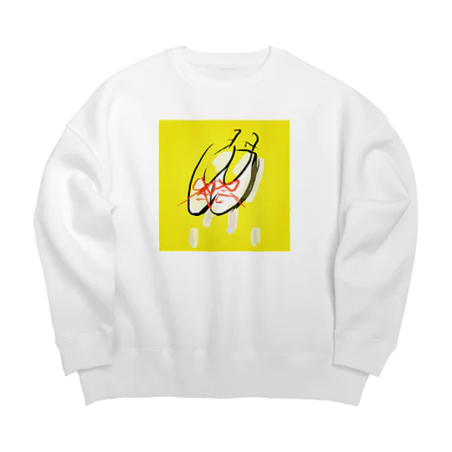 濡れた上履き、優しさで乾く。 Big Crew Neck Sweatshirt