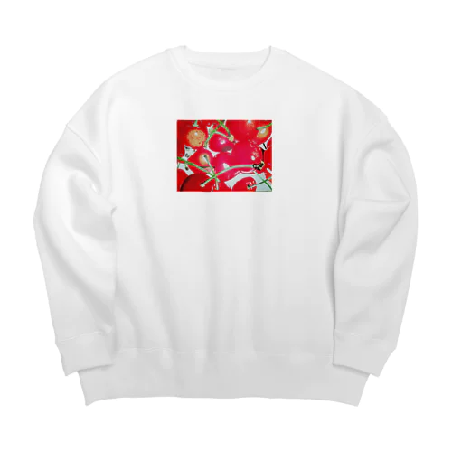 いつも心にさくらんぼ。 Big Crew Neck Sweatshirt