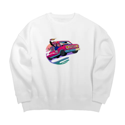 🚗🚕 Big Crew Neck Sweatshirt