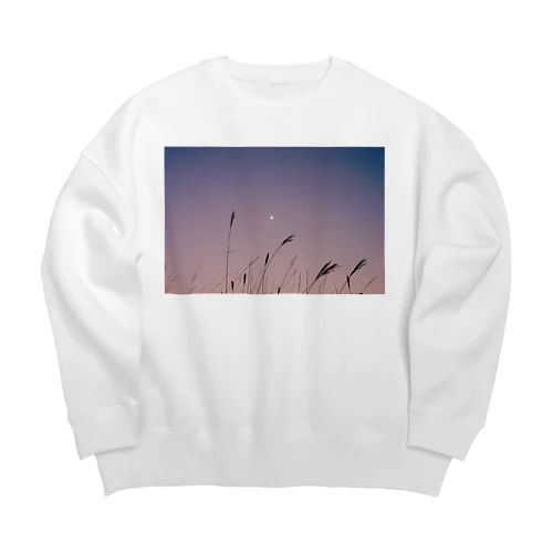 月明かり Big Crew Neck Sweatshirt