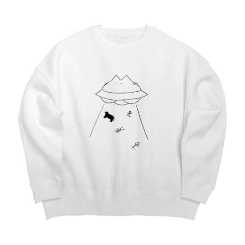 ネコキャトルミューティレーション Big Crew Neck Sweatshirt