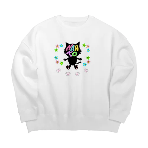 なぁ〜んこさん Big Crew Neck Sweatshirt