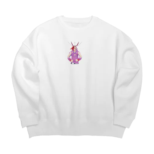 殺戮崎マサトグッズA Big Crew Neck Sweatshirt