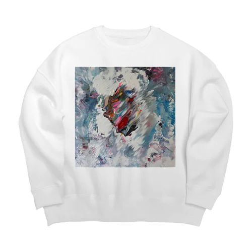 Side Face 003 Big Crew Neck Sweatshirt