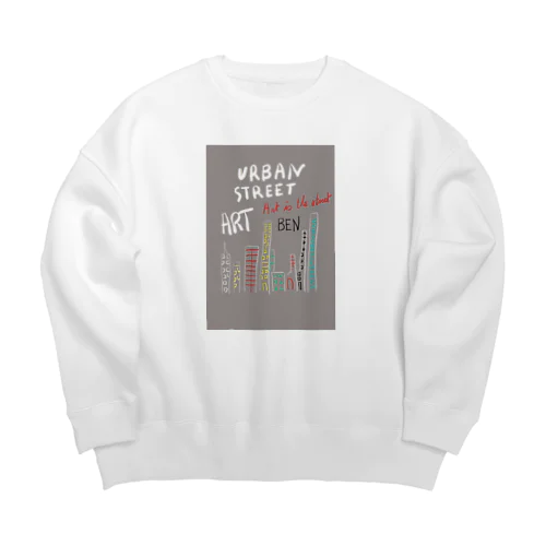 Art de Benji Ⅰ Big Crew Neck Sweatshirt