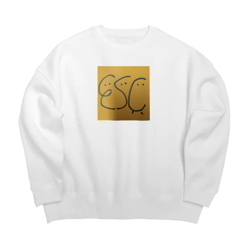 Escくん Big Crew Neck Sweatshirt