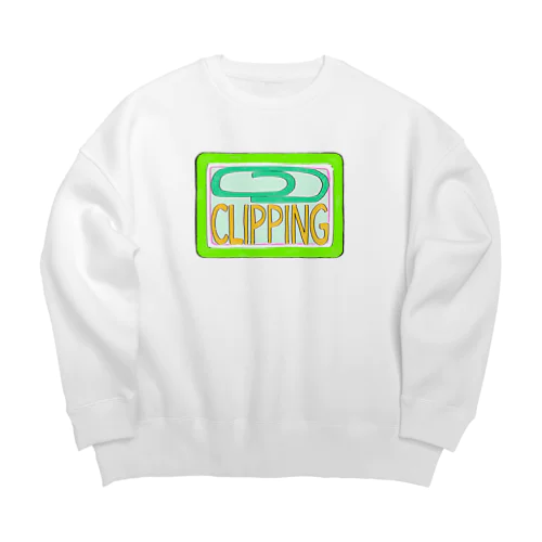 CLIPPING Big Crew Neck Sweatshirt