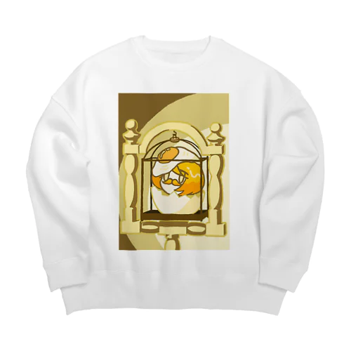 選択卵親和力 Big Crew Neck Sweatshirt