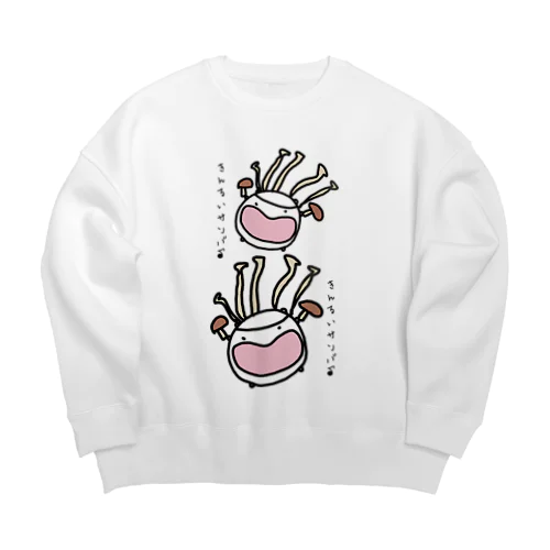 菌類サンバ Big Crew Neck Sweatshirt