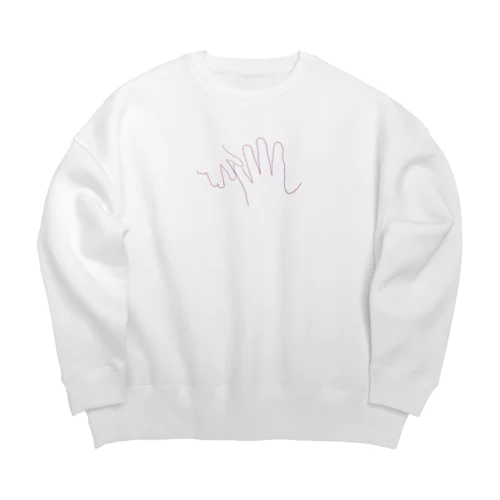 hands Big Crew Neck Sweatshirt