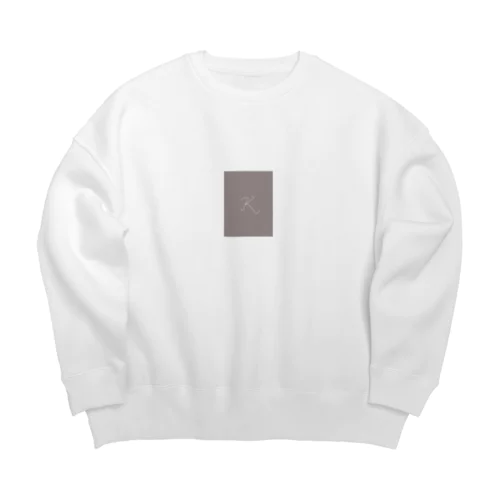 K ココアブラウン Big Crew Neck Sweatshirt