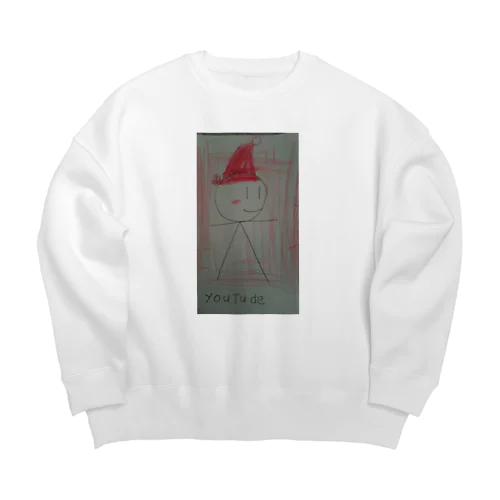 冬限定ぼうゲームグッズ Big Crew Neck Sweatshirt