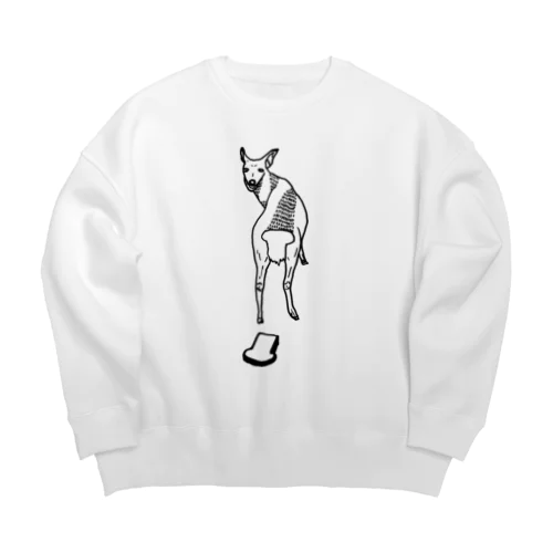 PAN鹿 Big Crew Neck Sweatshirt