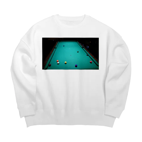 いつかのプール台 Big Crew Neck Sweatshirt