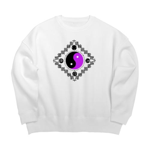 六道輪廻h.t. Big Crew Neck Sweatshirt