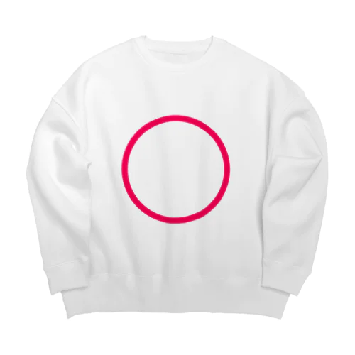 〇pink Big Crew Neck Sweatshirt