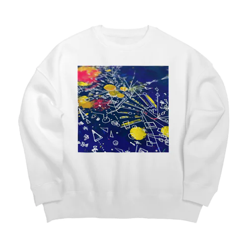 夜の街 Big Crew Neck Sweatshirt