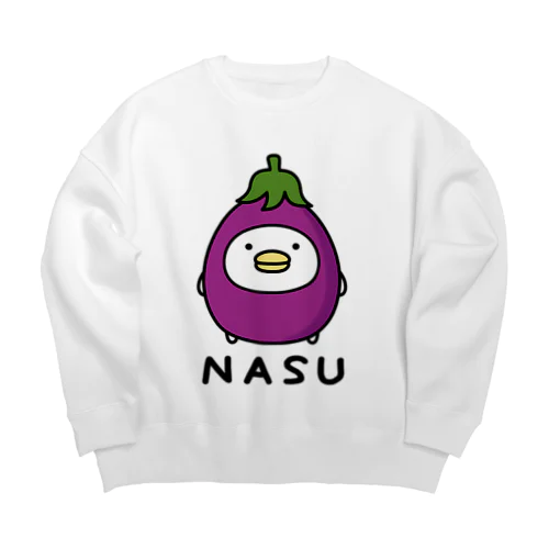 うるせぇトリ（ナス） Big Crew Neck Sweatshirt