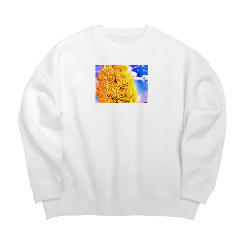 燃え盛る炎 Big Crew Neck Sweatshirt