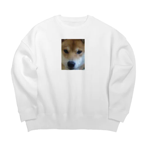 めっちゃみてくるムータ Big Crew Neck Sweatshirt