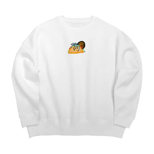 アンモナイトタコス Big Crew Neck Sweatshirt