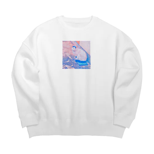 ねこねこ〜 Big Crew Neck Sweatshirt