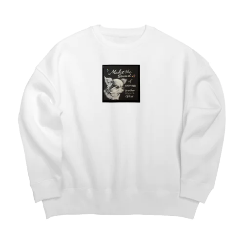 チワワのベルちゃん Big Crew Neck Sweatshirt