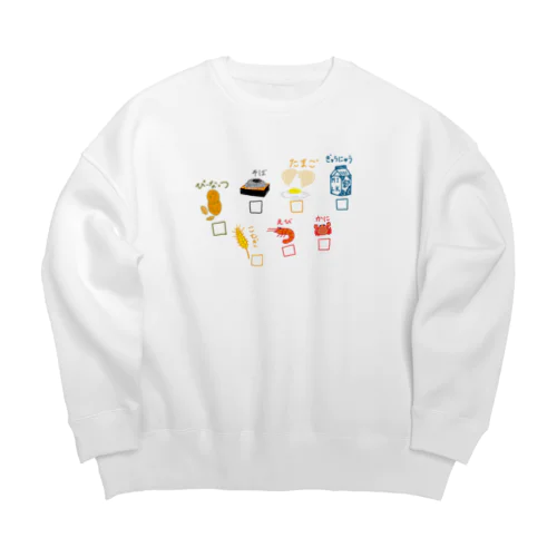 アレルギーチェックボックス Big Crew Neck Sweatshirt