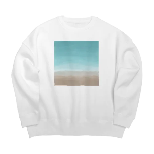 正直言って海な柄 Big Crew Neck Sweatshirt