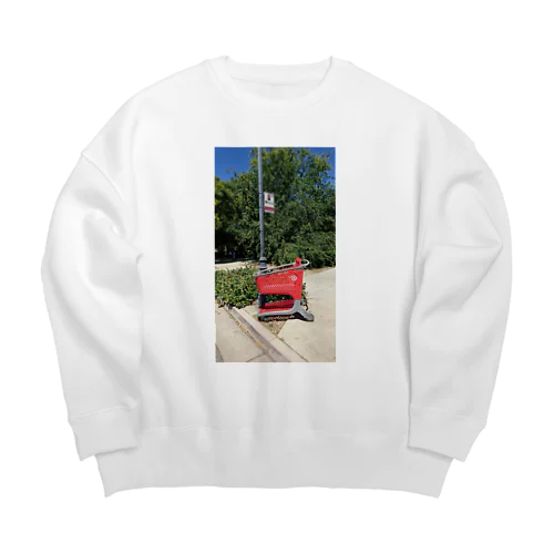 Abandoned Shopping Carts 4 Big Crew Neck Sweatshirt