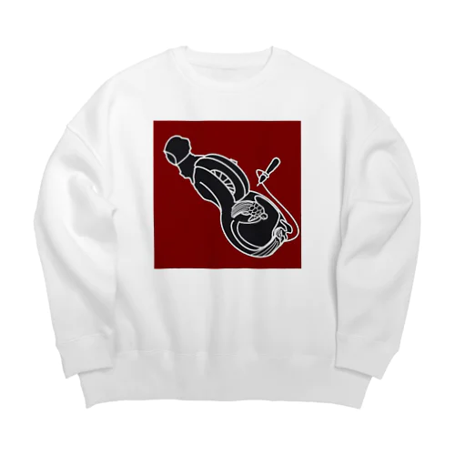 昔の墨壺 Big Crew Neck Sweatshirt