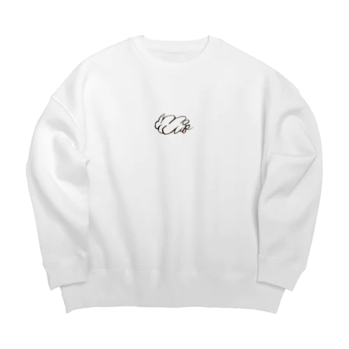 mofumofu オリジナルロゴグッズ Big Crew Neck Sweatshirt