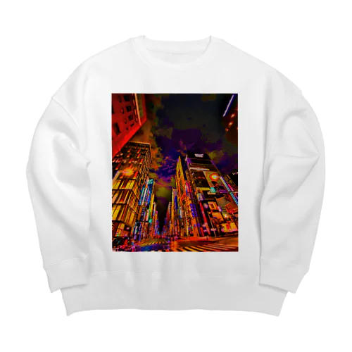 ナイト銀座‼️ Big Crew Neck Sweatshirt